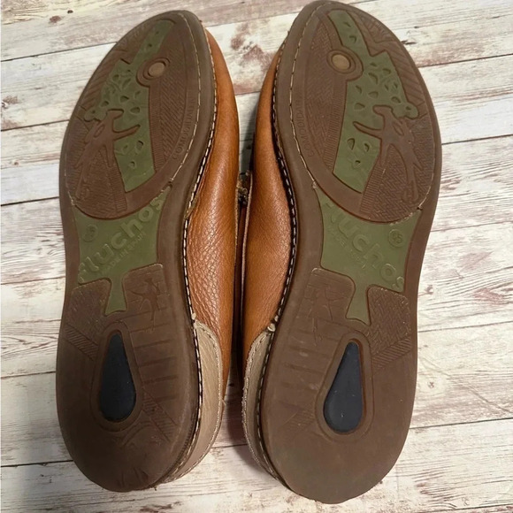 Flucos Leather Slip On Shoes Men’s size 45 EU 12 US Brown Loafers - Picture 7 of 7